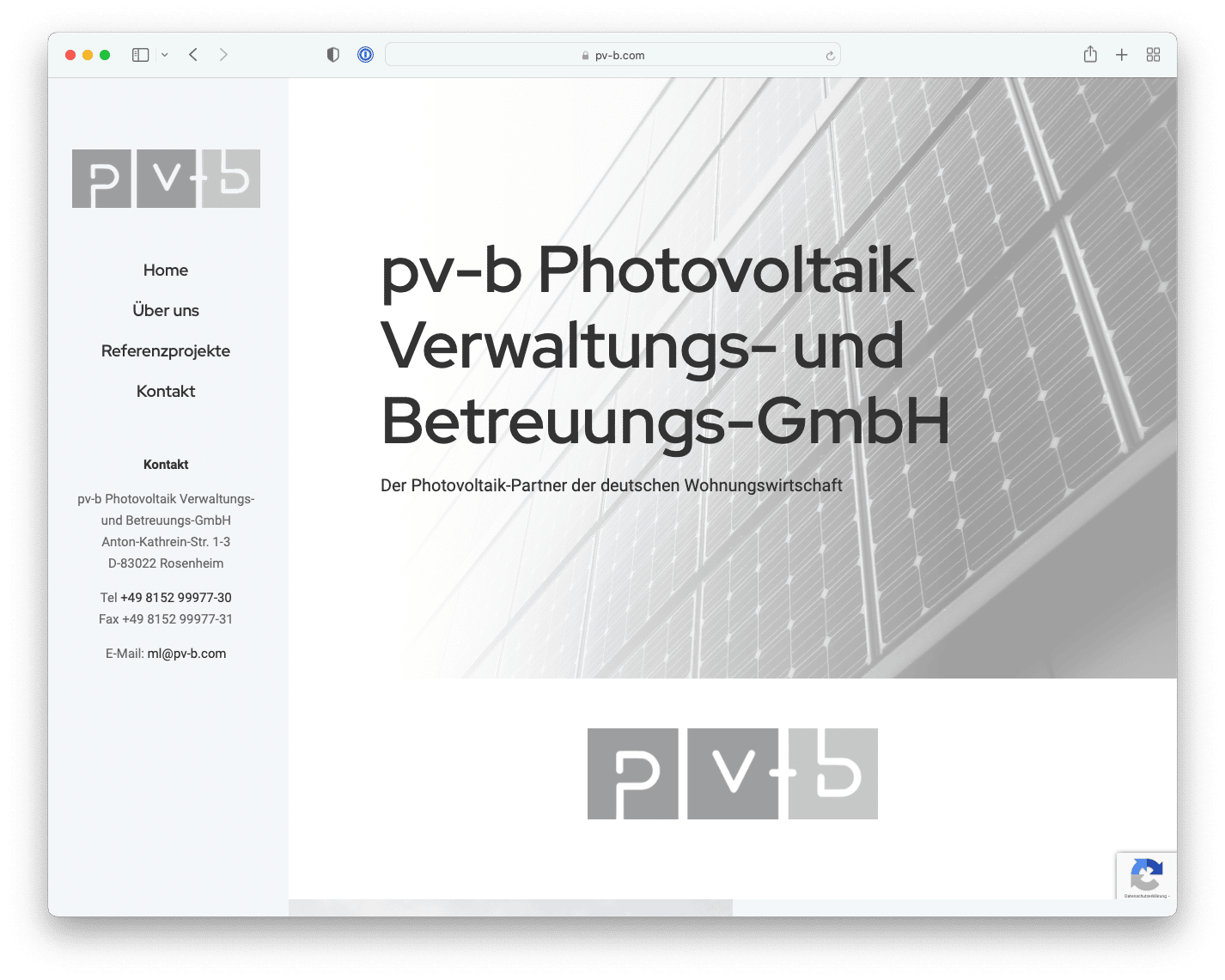 pv-b Photovoltaik Verwaltungs- und Betreuungs-GmbH
